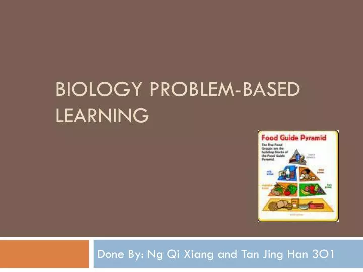 biology problem based learning
