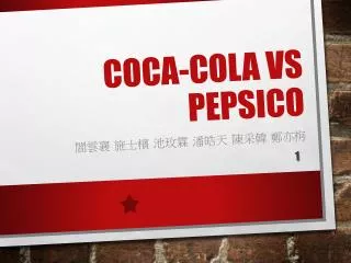 Coca-Cola vs PepsiCo
