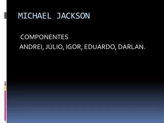 michael jackson