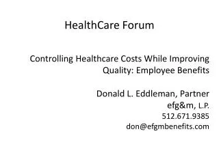 HealthCare Forum