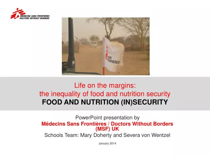 life on the margins the inequality of food and nutrition security food and nutrition in security