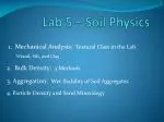 Lab 5 – Soil Physics