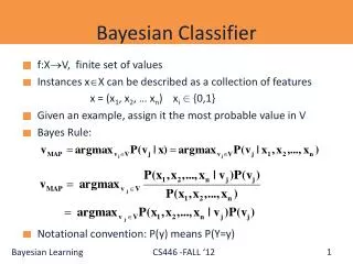 Bayesian Classifier