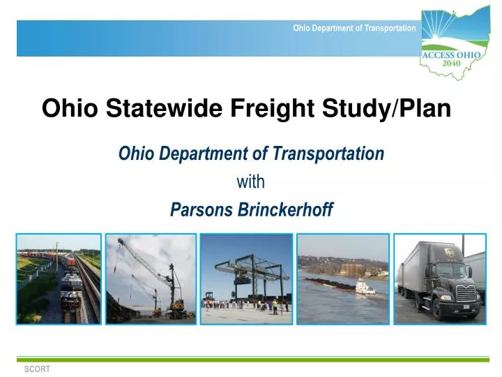 ohio statewide freight study plan