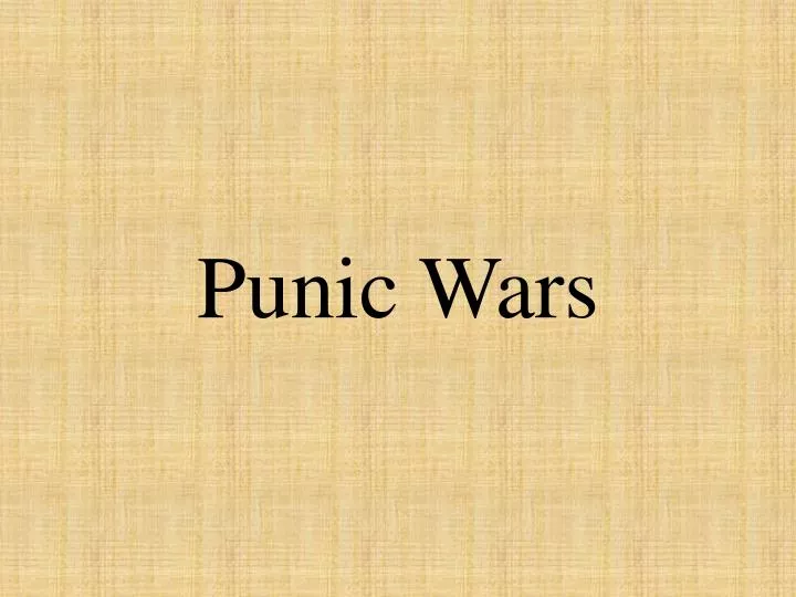 punic wars