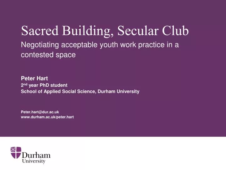 sacred building secular club