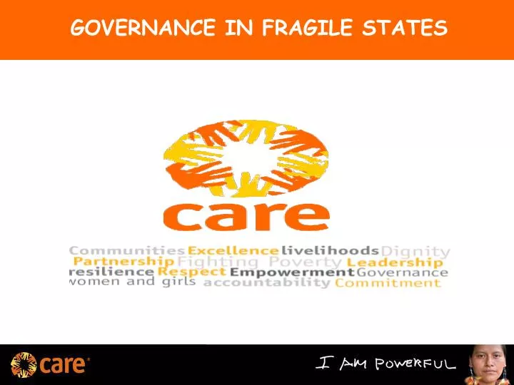 governance in fragile states