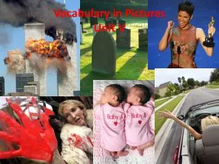 Vocabulary in Pictures Unit V