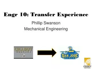 Engr 10: Transfer Experience