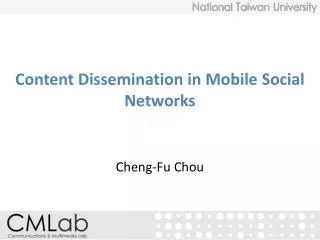 Content Dissemination in Mobile Social Networks