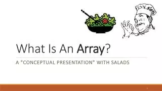 What Is An Array ?
