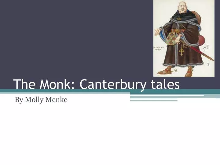 the monk canterbury tales