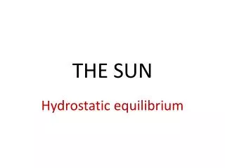 the sun