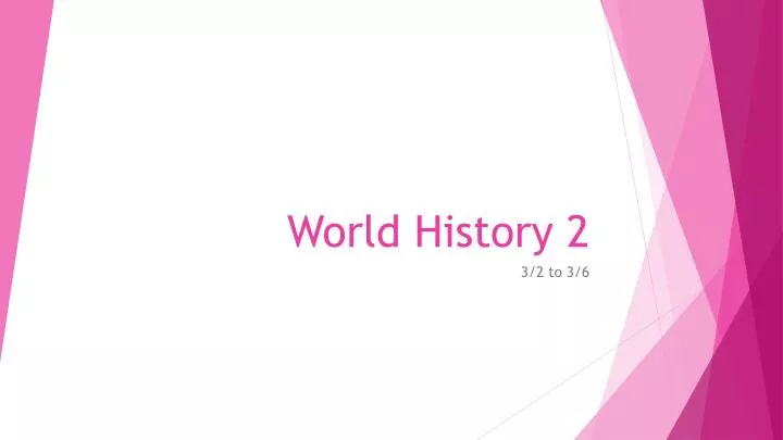 world history 2