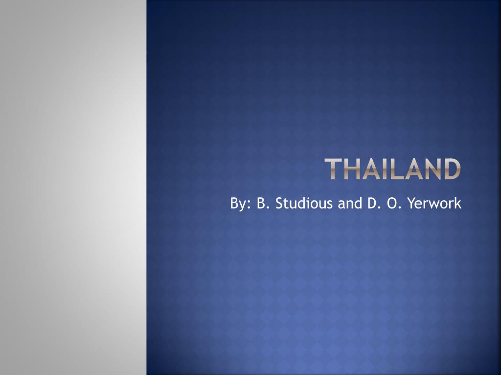 PPT - Thailand PowerPoint Presentation, free download - ID:1960248
