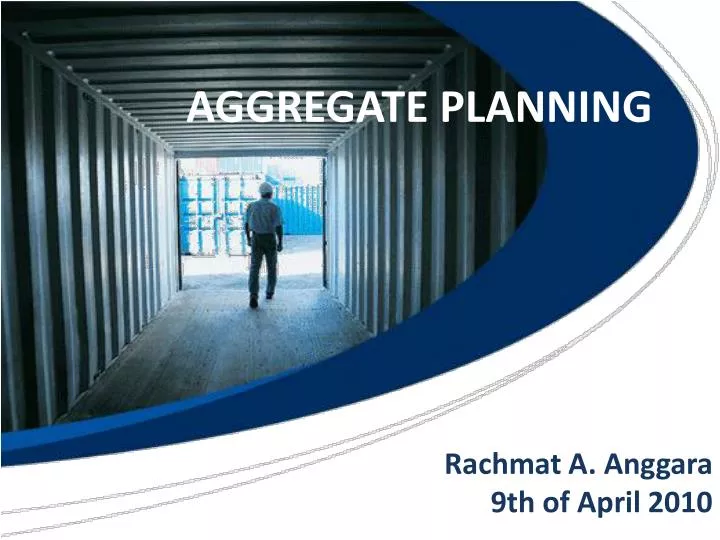 aggregate planning