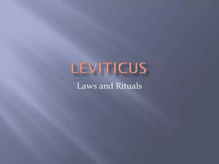 leviticus