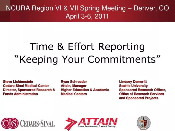 time effort reporting keeping your commitments