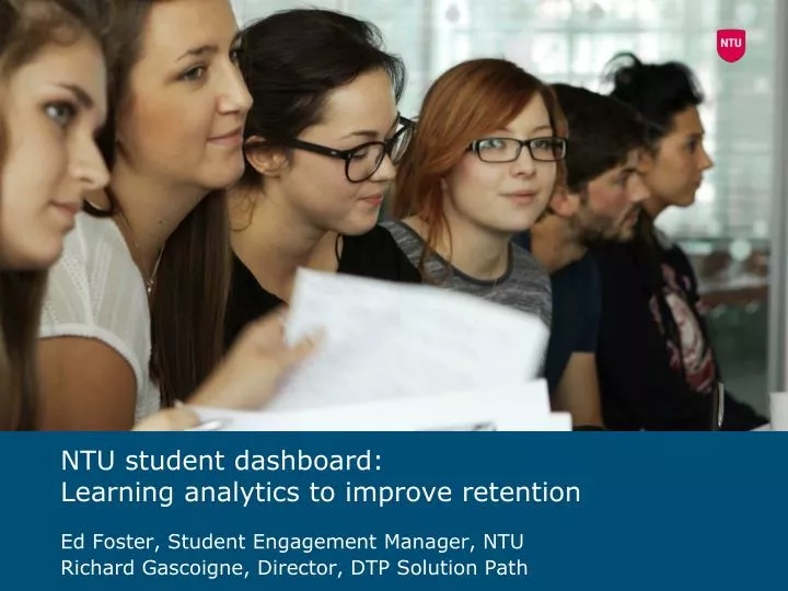 ntu student dashboard learning analytics to improve retention