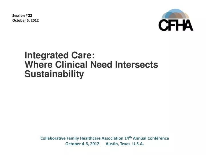 integrated care where clinical need intersects sustainability