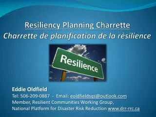 Resiliency Planning Charrette Charrette de planification de la résilience