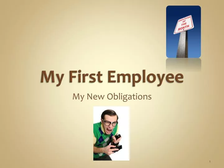 my first employee