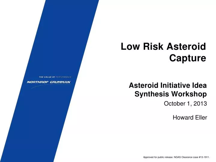 low risk asteroid capture