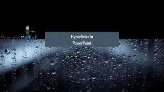 Hyperlinks in PowerPoint