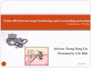 Trade-offs between target hardening and overarching protection N. Haphuriwat , V.M. Bier