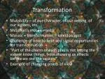 Transformation - slide 1