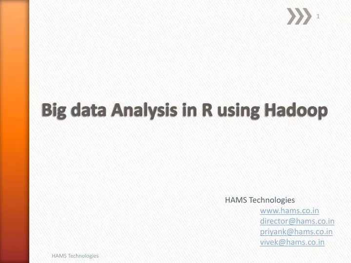 big data analysis in r using hadoop