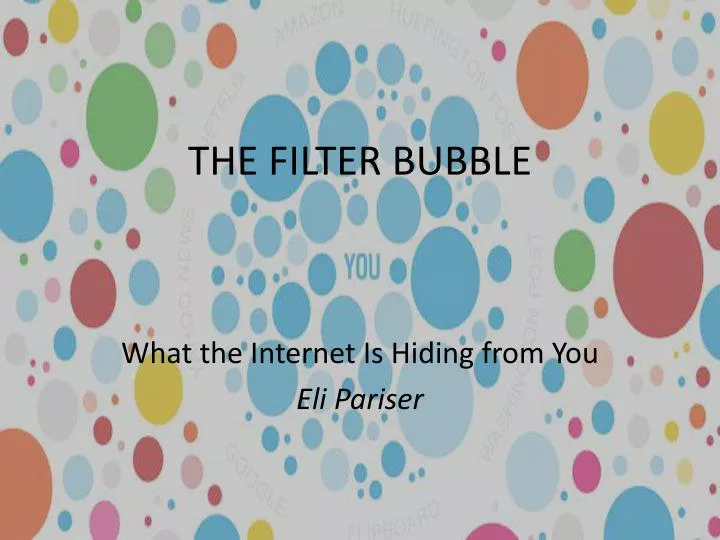 the filter bubble