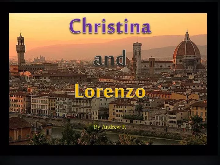 christina and lorenzo
