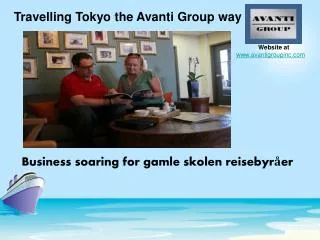 Travelling Tokyo the Avanti Group way