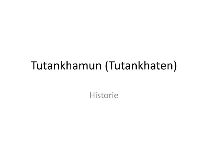 tutankhamun tutankhaten