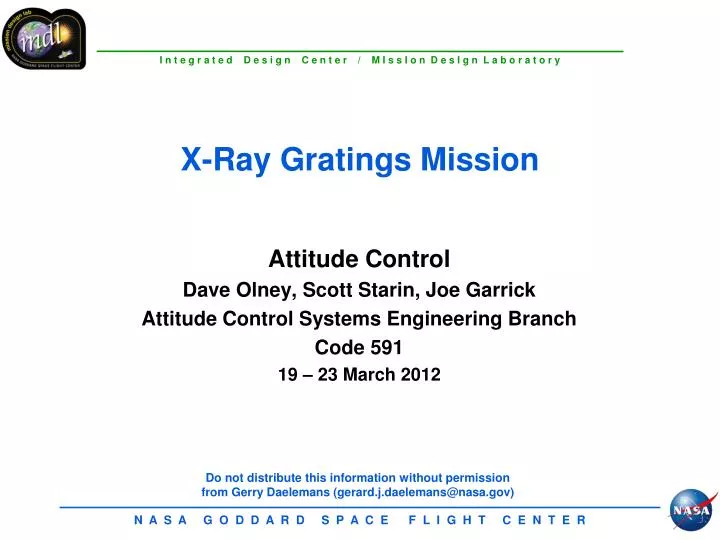 x ray gratings mission