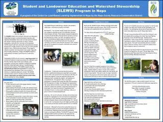 Student and Landowner Education and Watershed Stewardship (SLEWS) Program in Napa