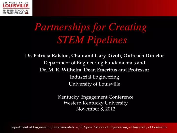 partnerships for creating stem pipelines