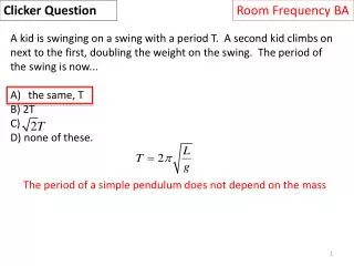 Clicker Question