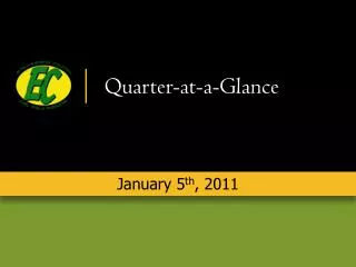 Quarter-at-a-Glance