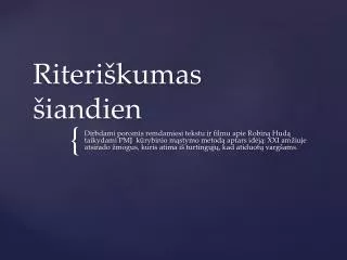 riteri kumas iandien