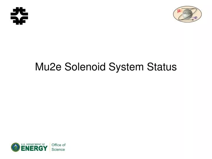 mu2e solenoid system status