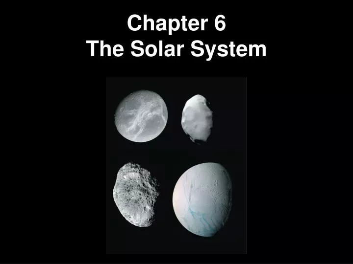 chapter 6 the solar system