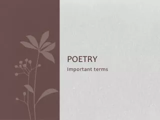 poetry