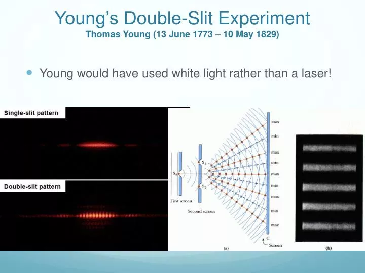 young's double slit experiment ppt