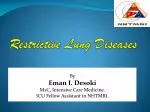 Restrictive Lung Diseases - slide 1