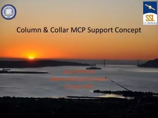 Column &amp; Collar MCP Support Concept