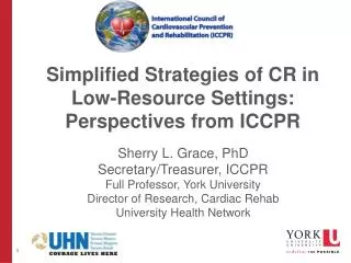 Simplified Strategies of CR in Low-Resource Settings: Perspectives from ICCPR