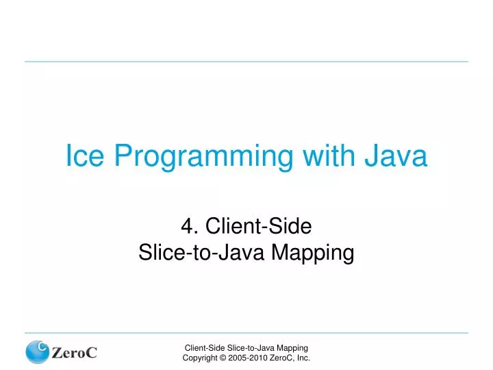 ice programming with java