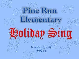 Pine Run Elementary
